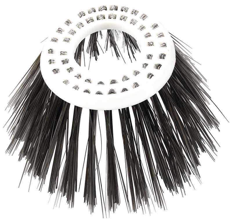 [7023270] Broom, gutter, metal bristle w/poly head	 7023270